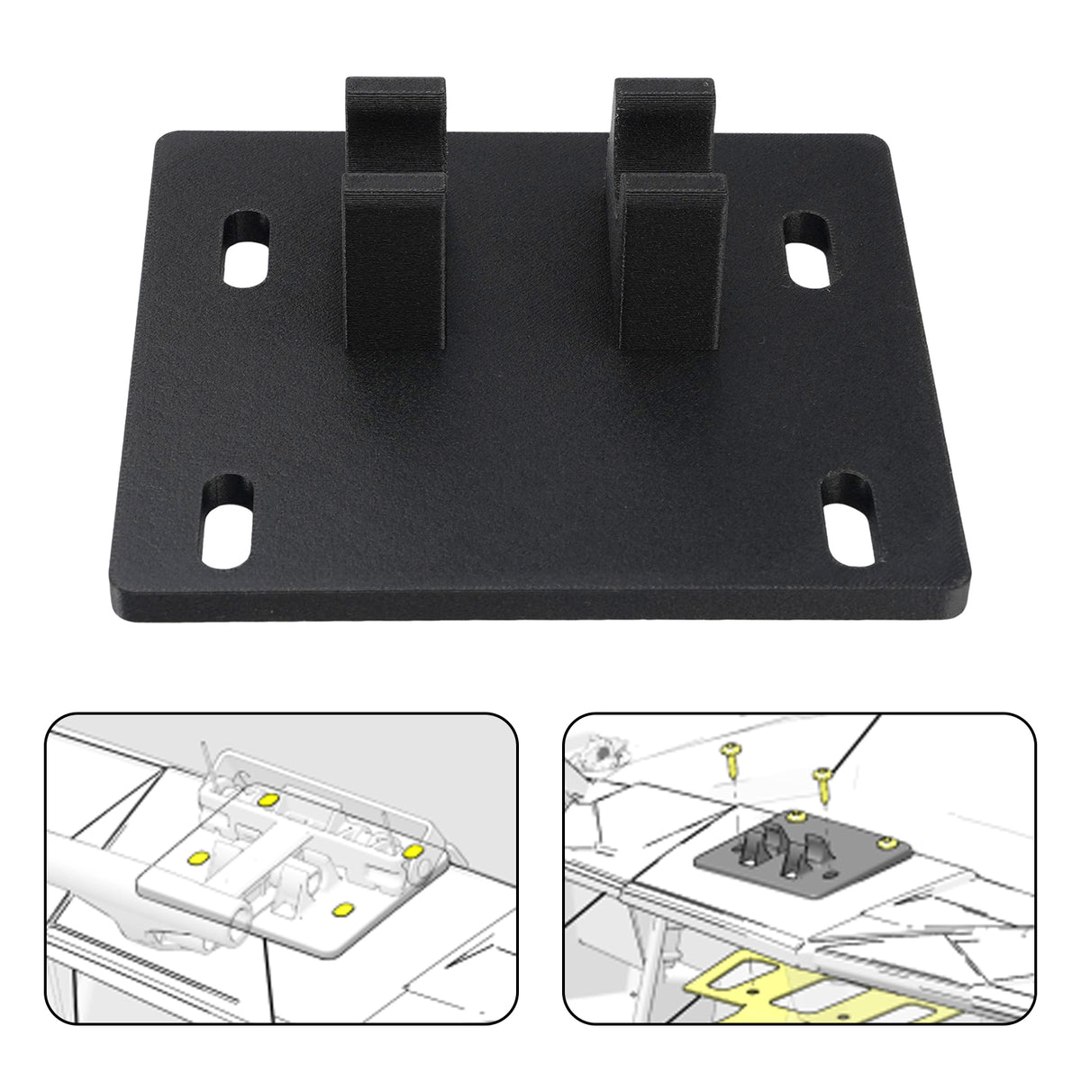 17-22 Polaris General 4 1000 1000 XP Support de montage de pare-brise 5452826