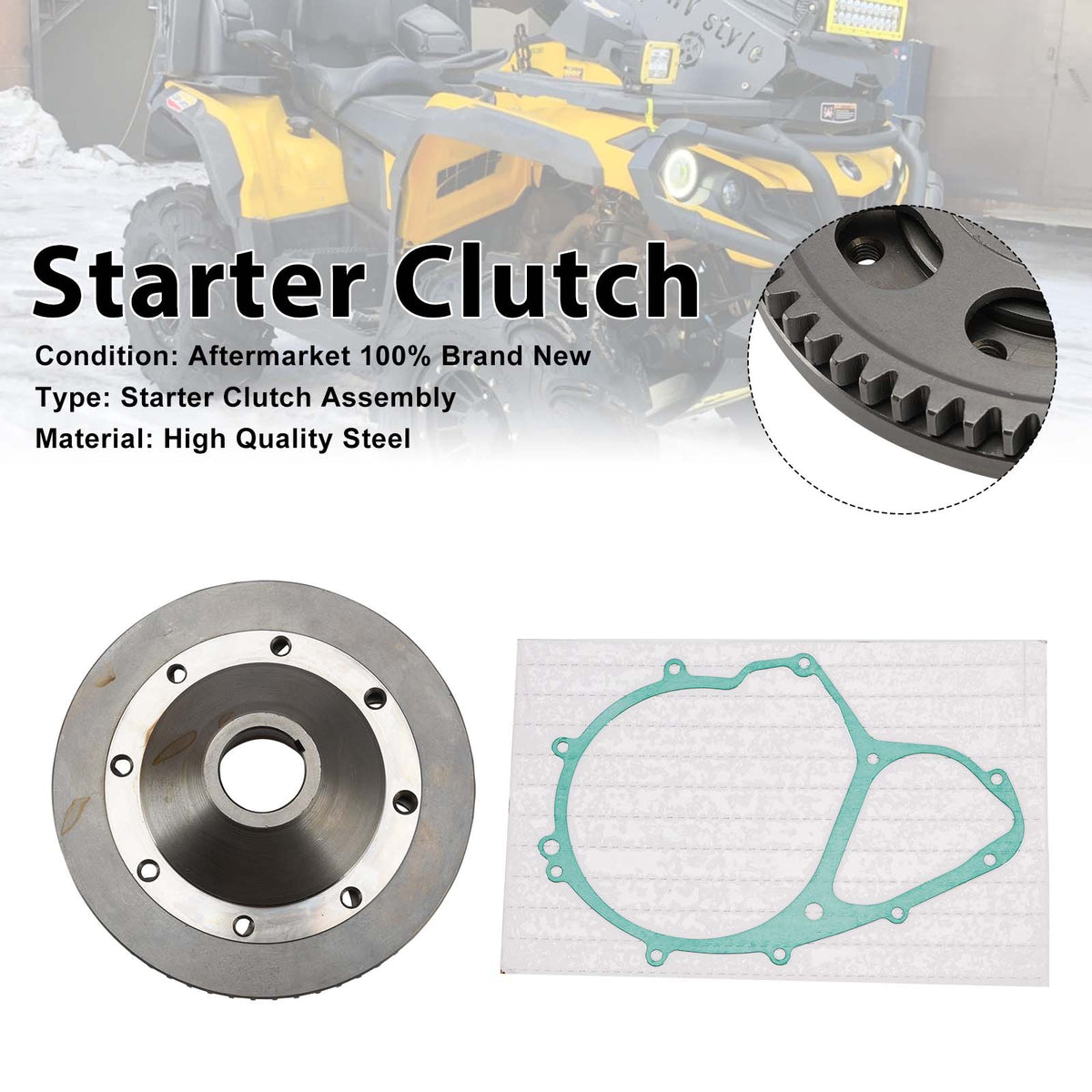 BMW F650GS F650ST Pegaso 650 Moto-65 DS650 One Way Starter Clutch