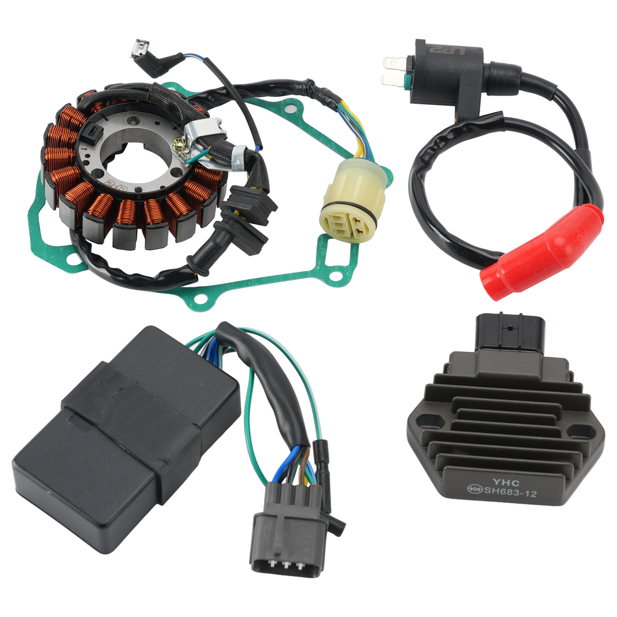 2000-2006 Honda TRX350 Rancher Regulator stojana CDI Box Uszczelka cewki zapłonowej