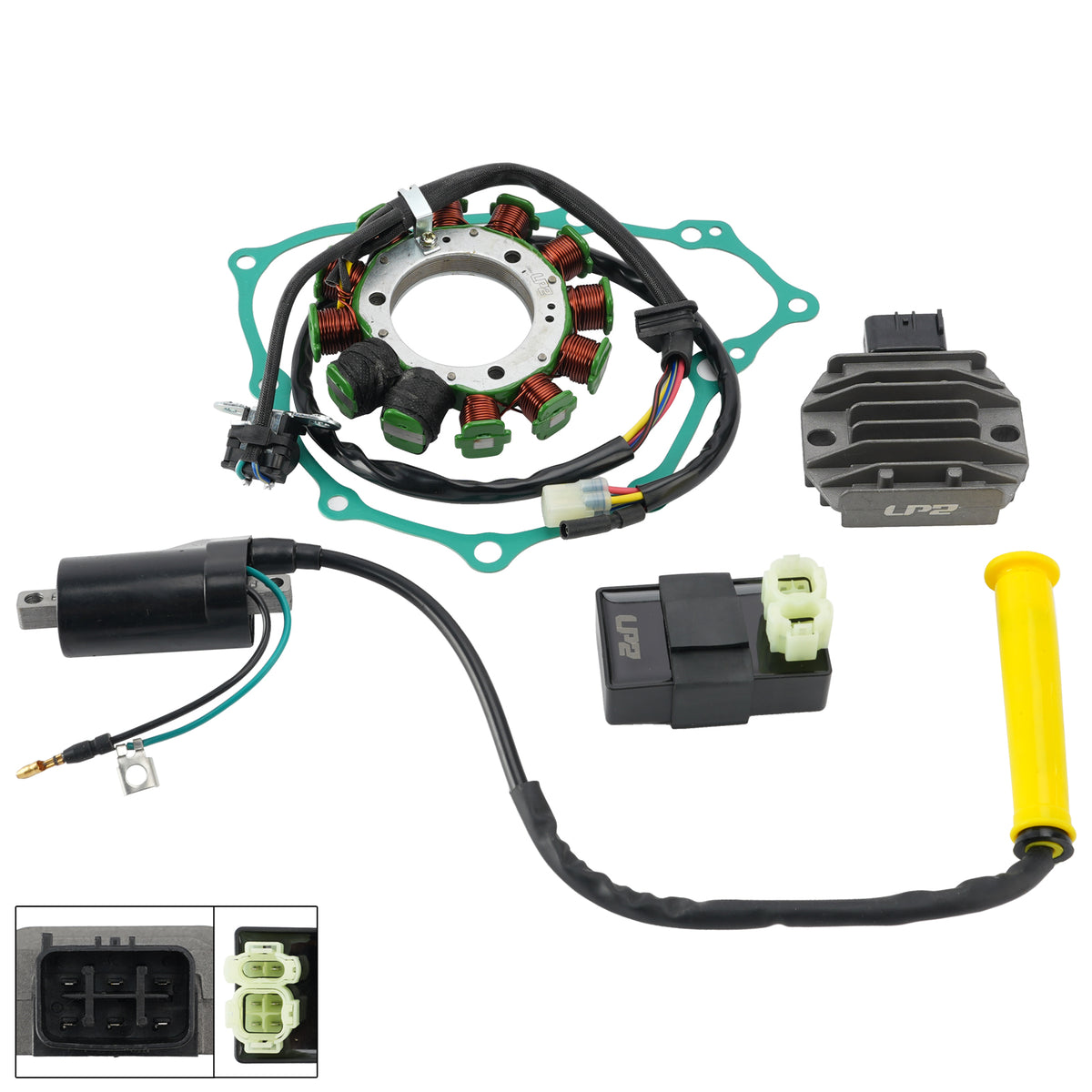 99-04 Honda TRX400EX Sportrax Regulator stojana CDI Box Uszczelka cewki zapłonowej