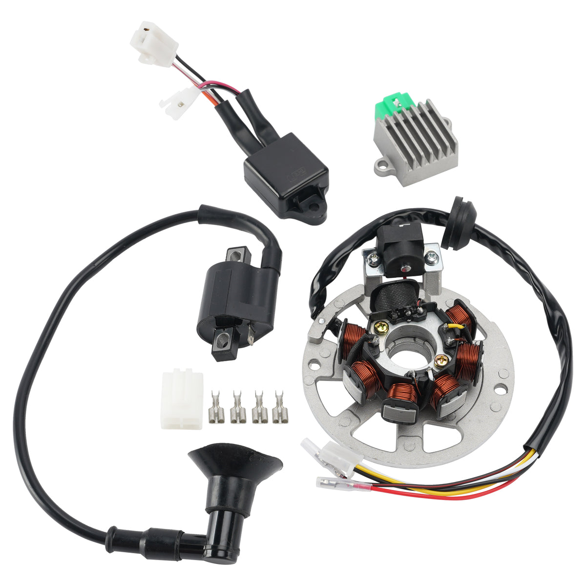 02-06 Can Am Mini DS 50 90 2-Stroke Stator Regulator CDI Box Ignition Coil