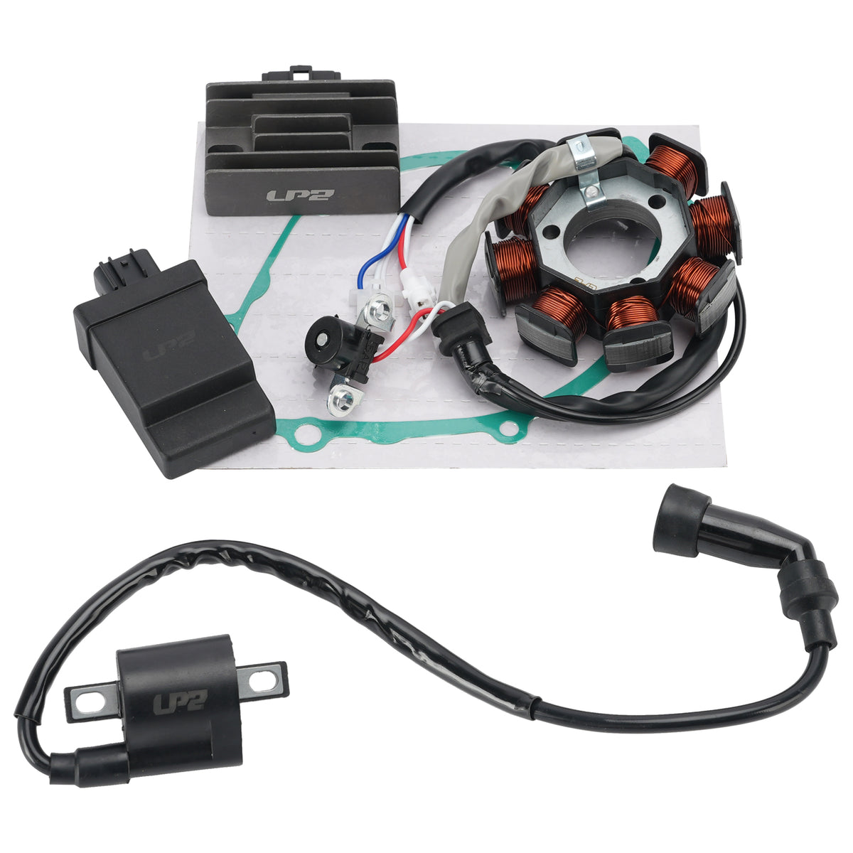 13-2025 Yamaha XTZ 125 XTZ125E Regulator stojana CDI Box Uszczelka cewki zapłonowej