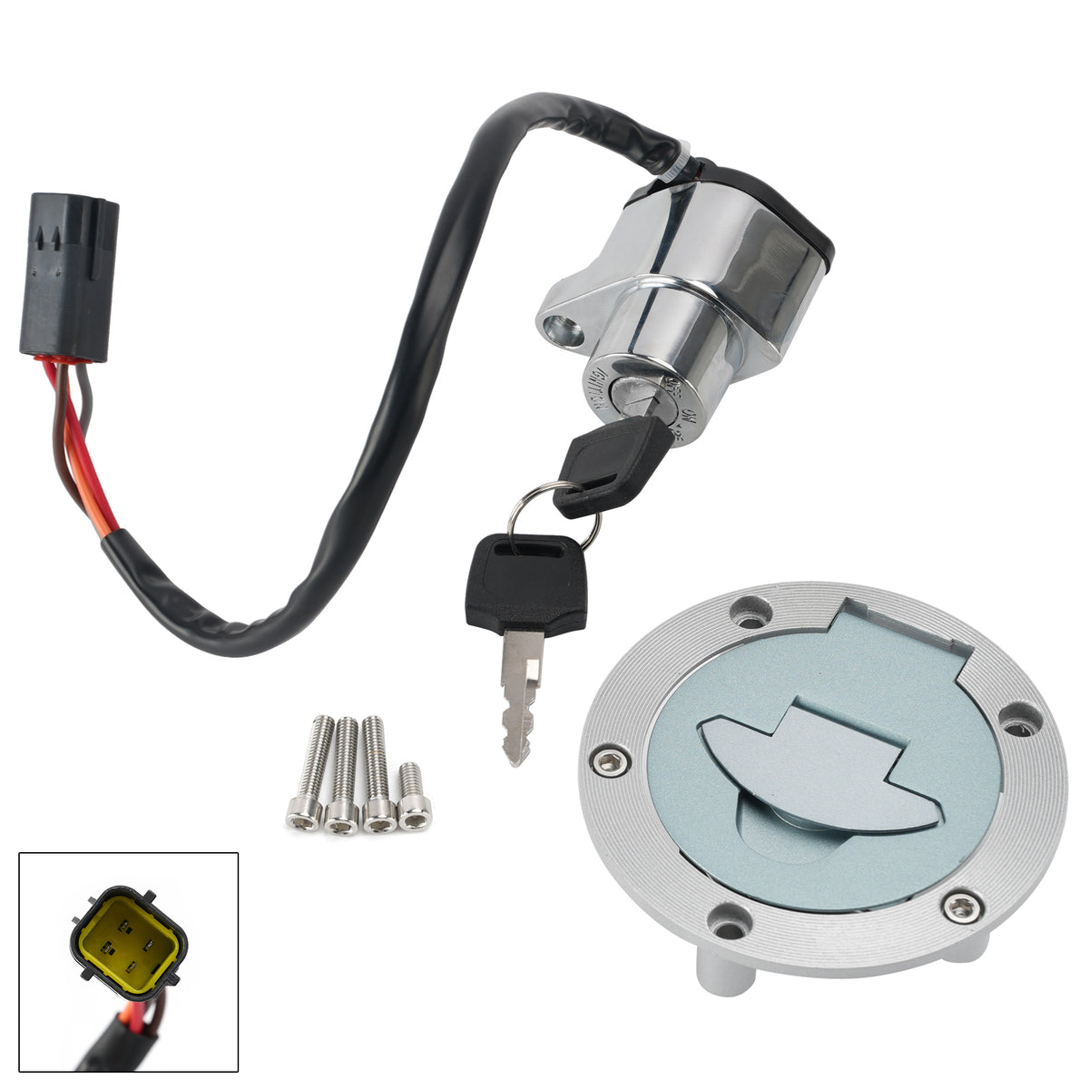 2003-2005 Victory Kingpin Hammer Vegas Ignition Switch Fuel Cap Lock Set