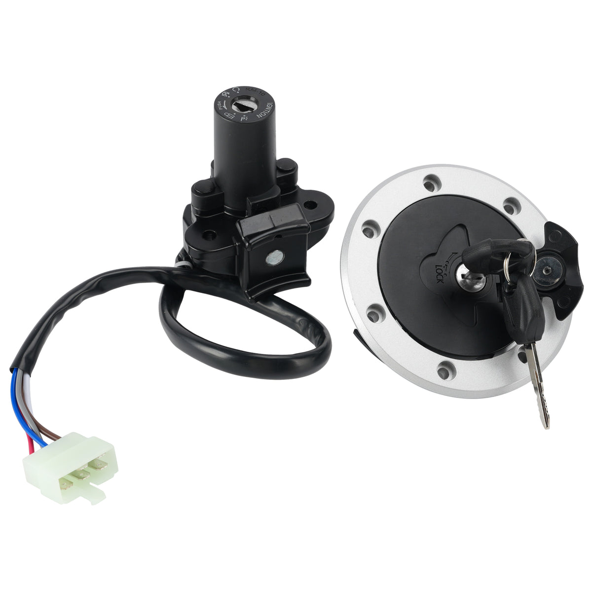 1996-2003 Kawasaki Ninja ZX7R ZX-7R 7RR Ignition Switch Fuel Cap Lock Set