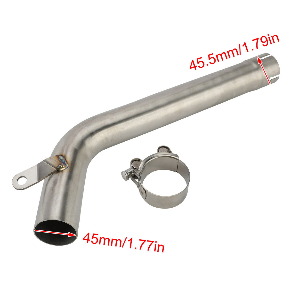 2004-2011 Yamaha Fz-6 Fz6S Fazer Middle Link Pipe Mid Modified Exhaust