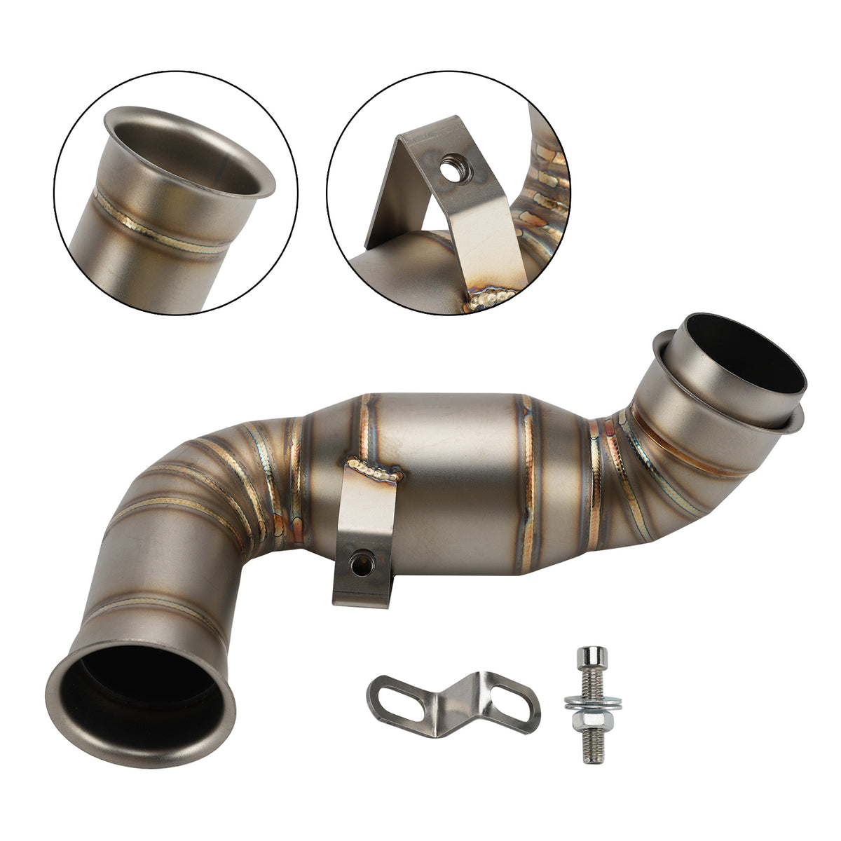 18-24 D U K E 790 19-24 890 Adventure Middle Link Pipe Mid Modified Exhaust