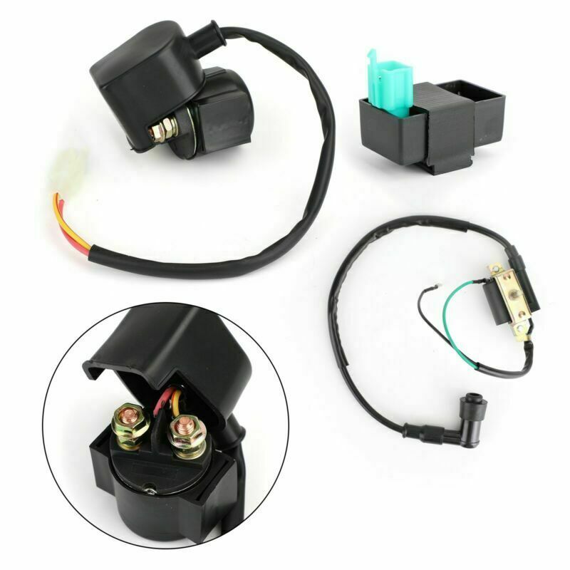 50 cc, 90 cc, 110 cc, 125 cc NEUE CDI-Box und Zündspule und Starterrelais-Magnetventil