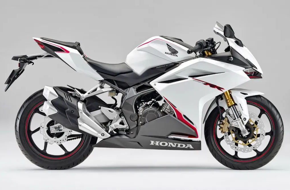 Amotopart 2017-2022 Honda CBR250RR White Black & Red Fairing Kit