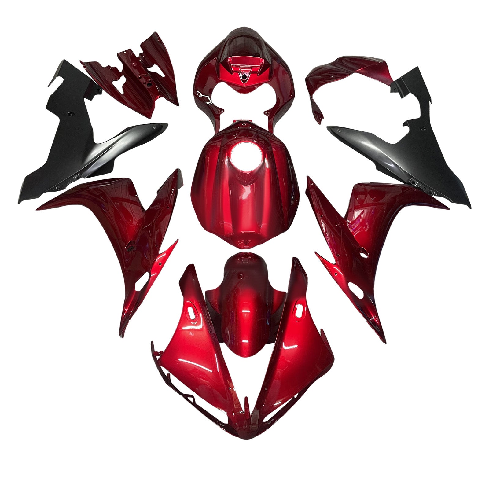 Amotopart 2004-2006 Yamaha YZF-R1 Gloss Red Fairing Kit
