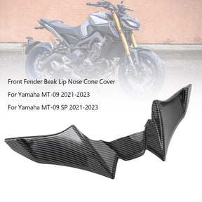Front Fender Beak Lip Nose Cone Cover Spoilers For Yamaha MT-09 SP 2021-2023