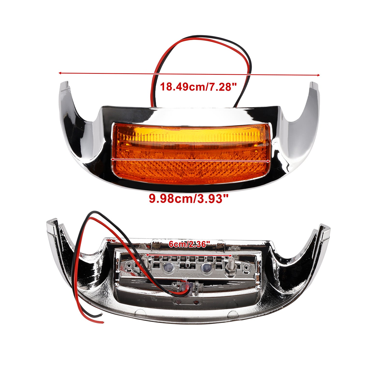 2014–2023 Electra Glide Ultra Limited, niedrige vordere Kotflügelspitze, LED-Linsen-Passform