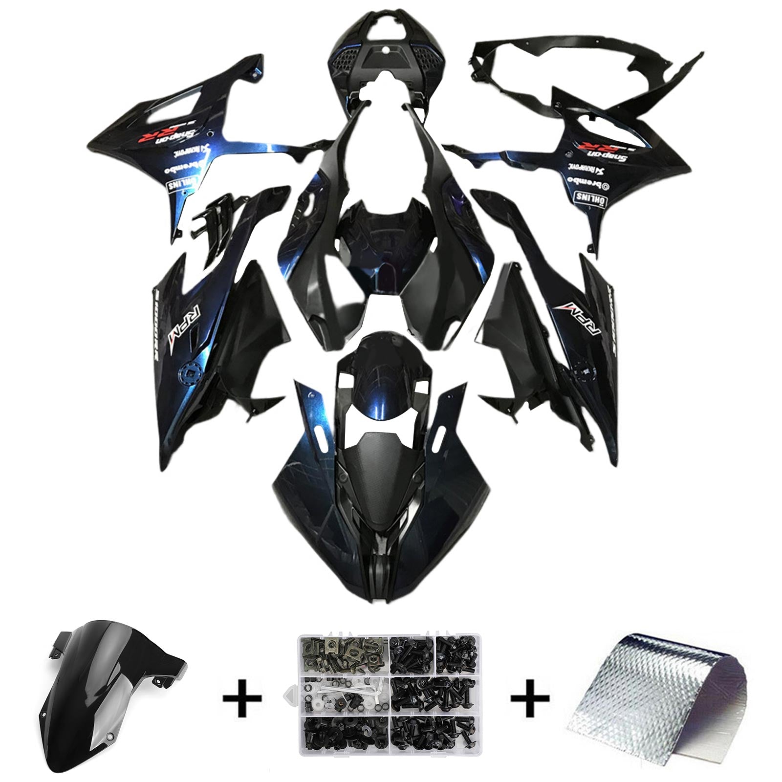 Kit Carenado Amotopart BMW S1000RR 2019-2022 Negro