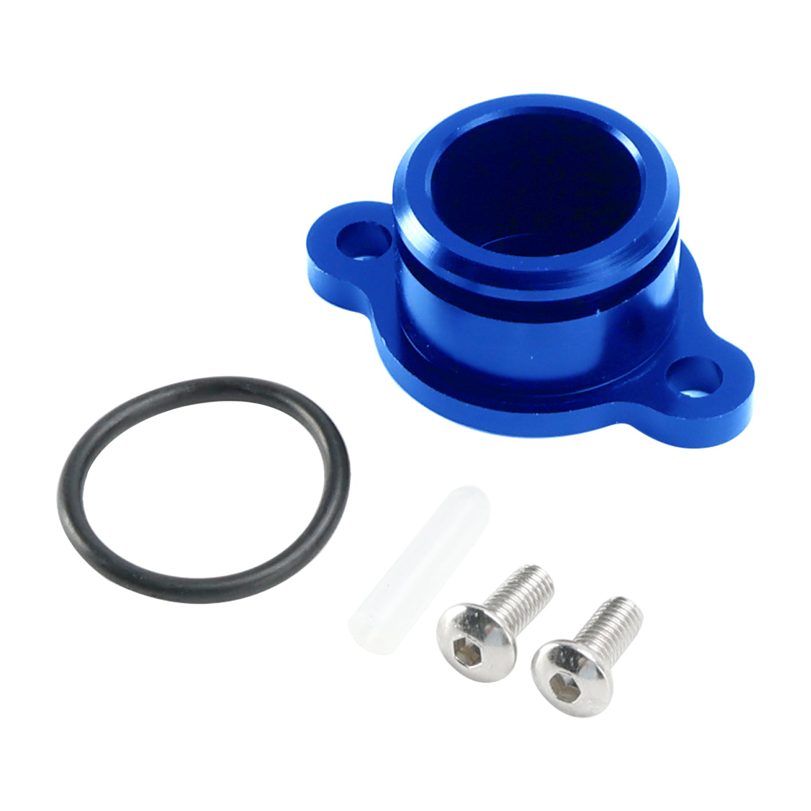 Amotopart Oil Injection Pump Delete Block Off Plug For Yamaha PW50 & PW80 – Blue Anodized Aluminum