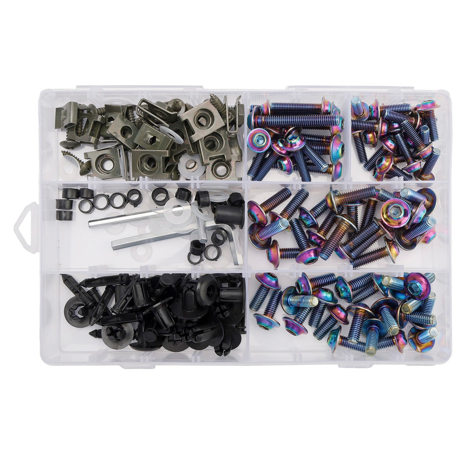 Amotopart 2006-2011 Kawasaki ZX14R ZZR1400 Gradient Green Purple Dehnung Kit