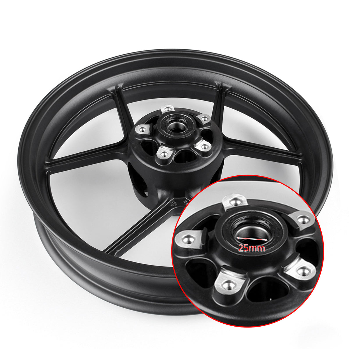 Vorderradfelge 25 mm für Kawasaki ZX6R 2005–2012