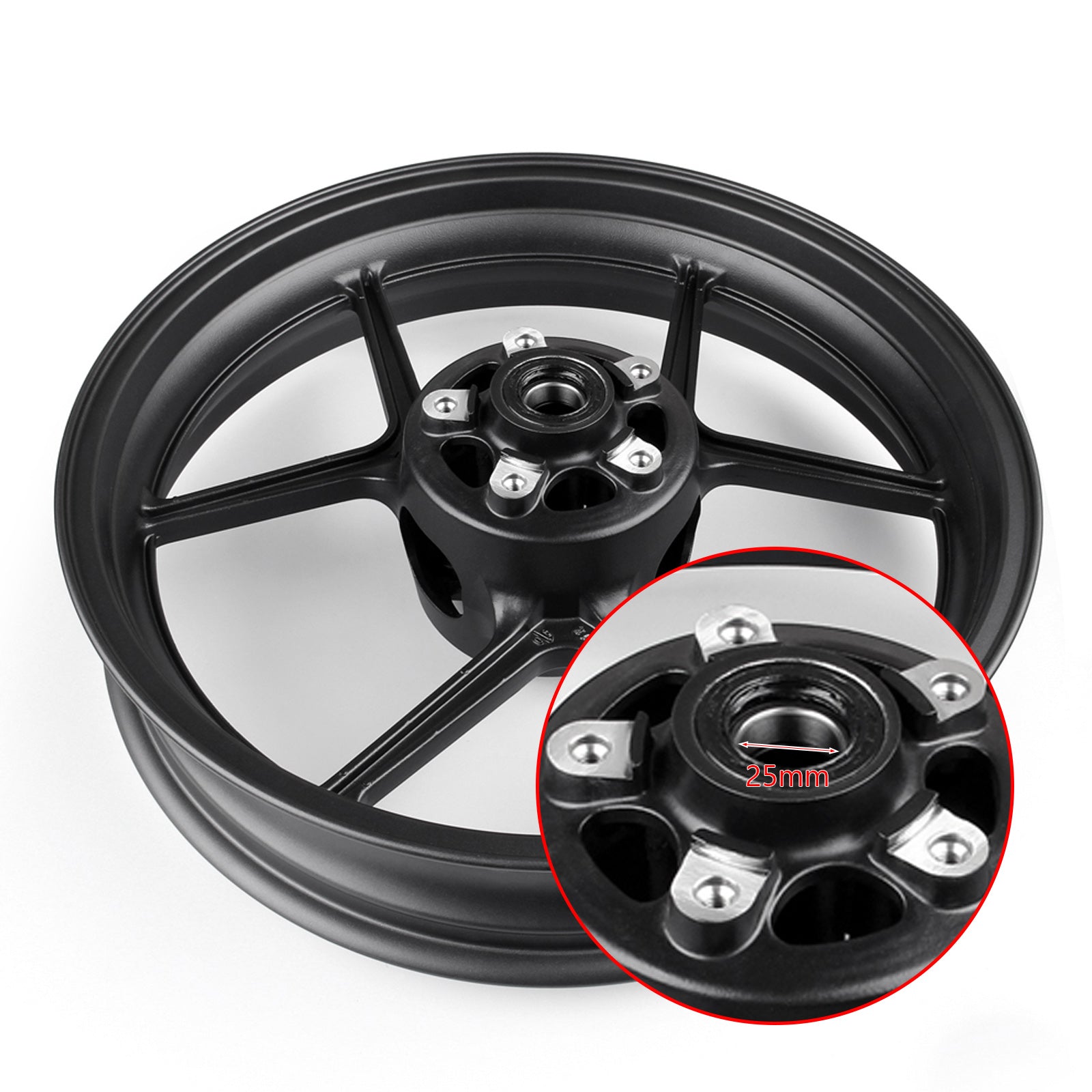 Vorderradfelge 25 mm für Kawasaki 
Kawasaki ZX10R 2006-2010