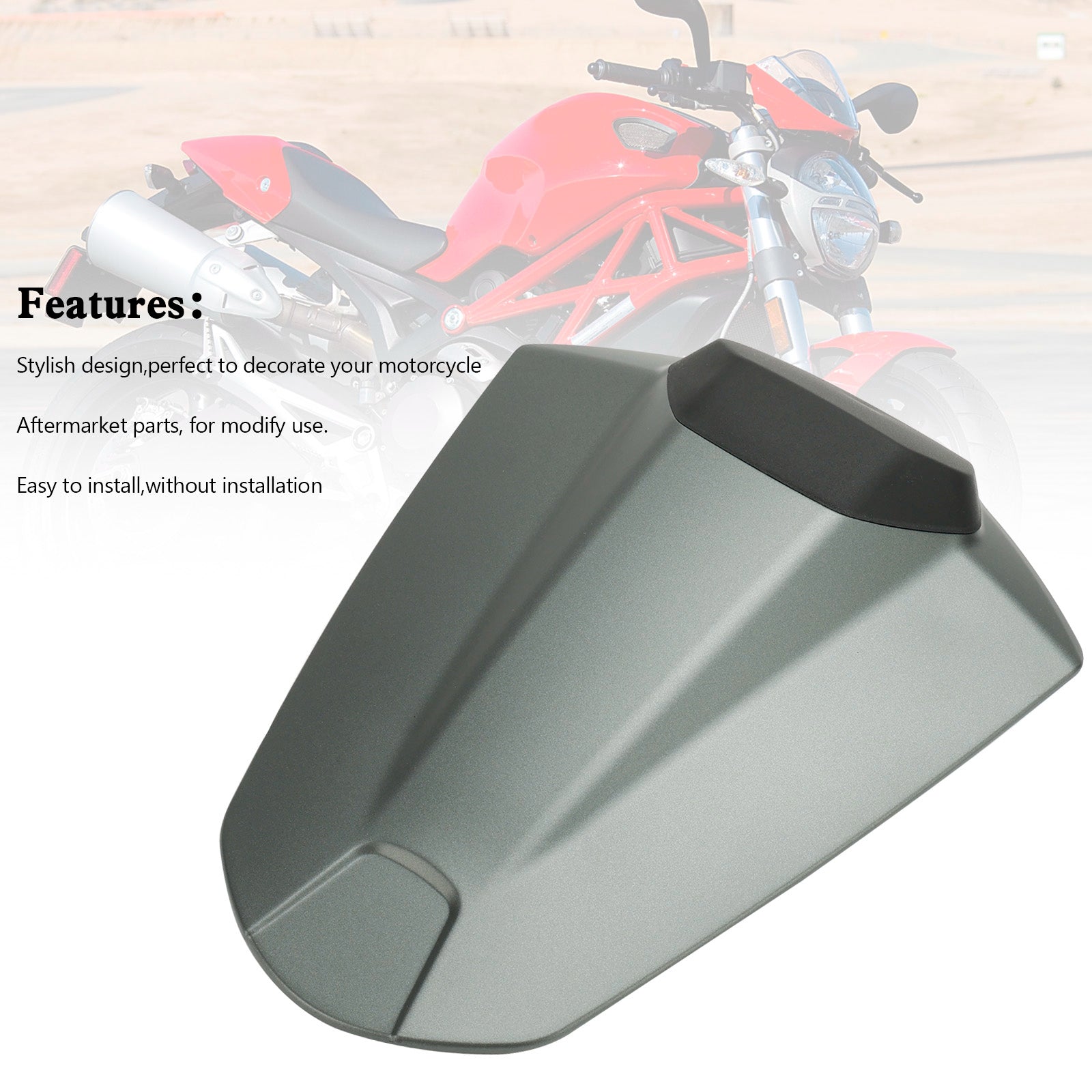 2021-2023 Ducati Monster 950 937 Couverture de siège arrière Capot de carénage