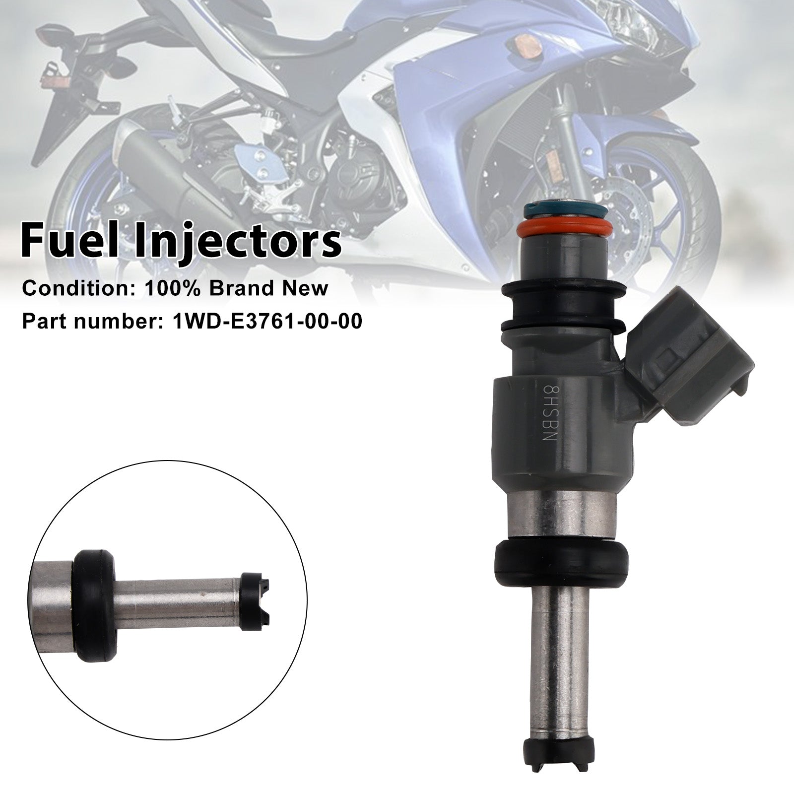 Yamaha YZF-R3 2015-2022 1WD-E3761-00-00 Fuel Injectors