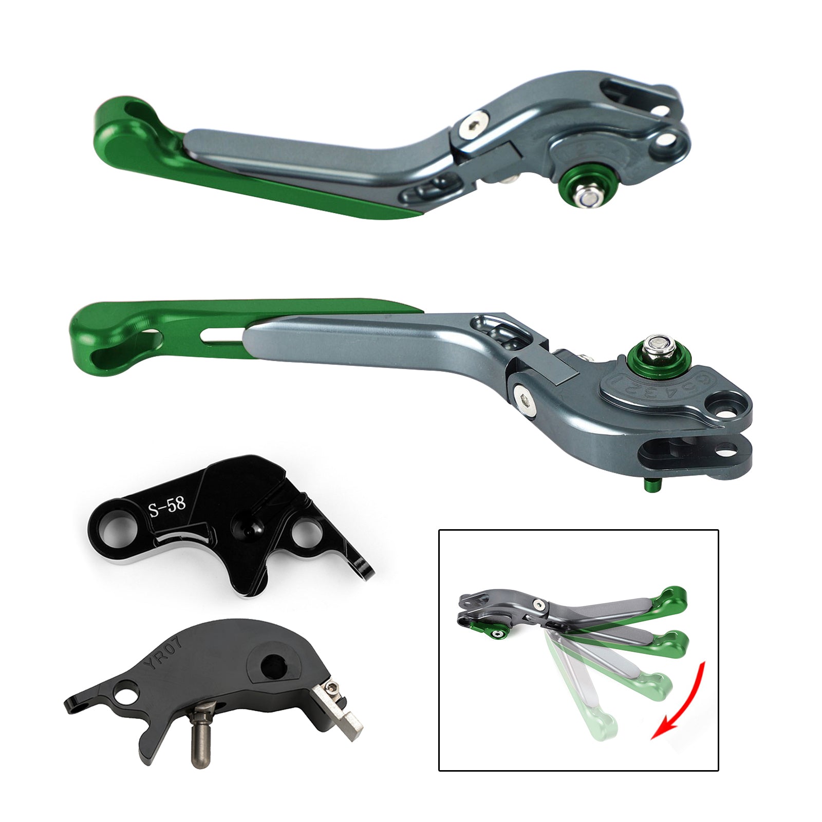 22-23 YAMAHA YZF R7 MT-10/SP FZ-10/SP Adjustable Clutch Brake Lever