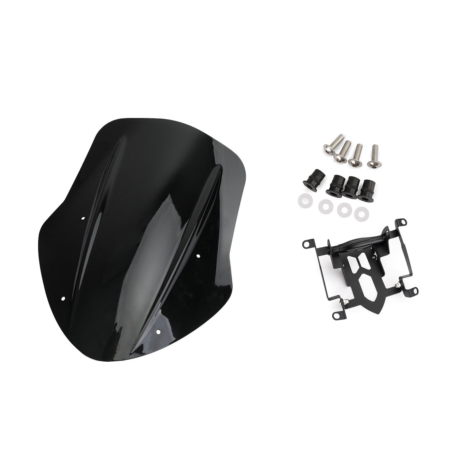 1x 14-18 Ducati Diavel pare-brise pare-brise protection déflecteur de vent noir