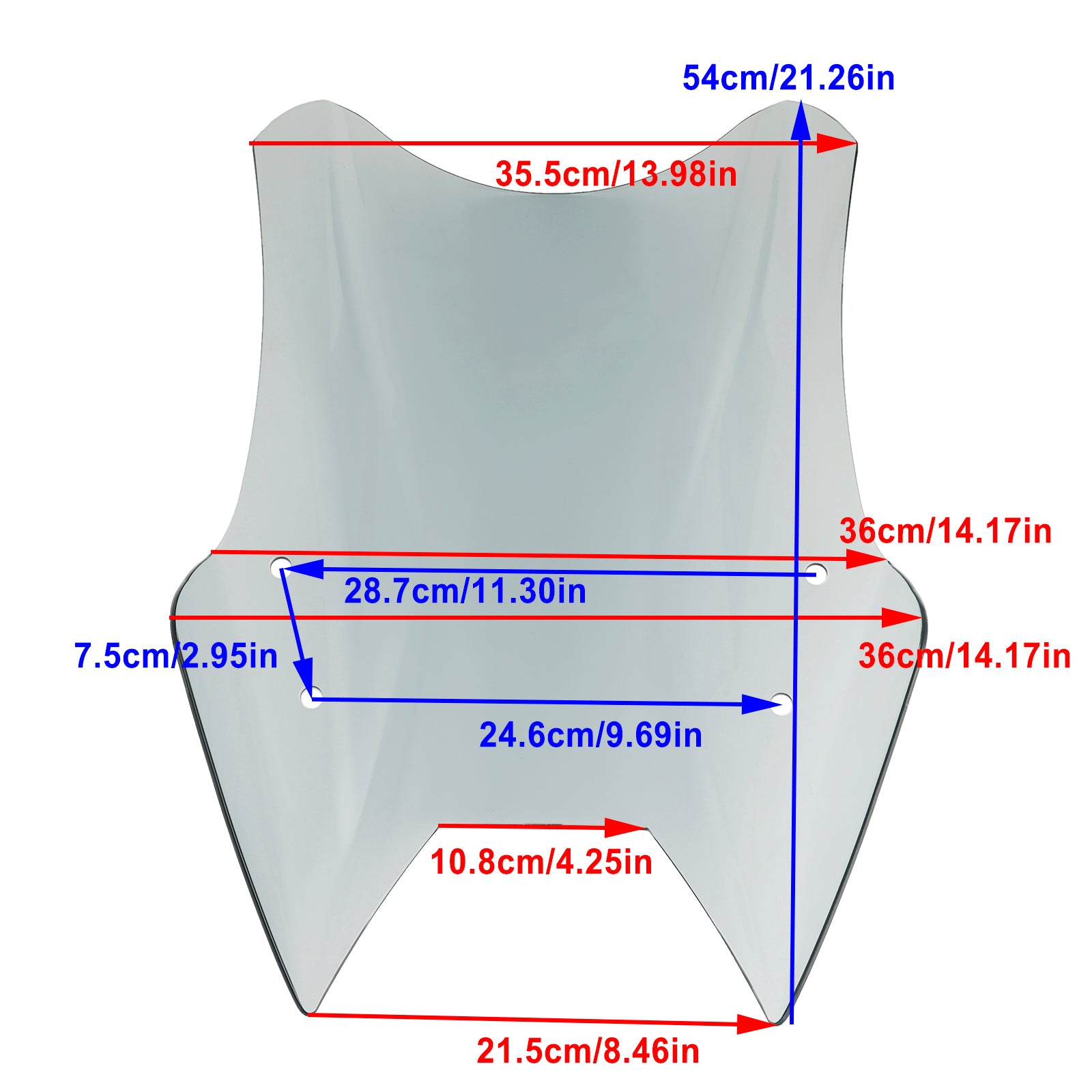 Windshield WindScreen fit for Suzuki V-Strom DL650 / XT / XT ADV 2017-2023