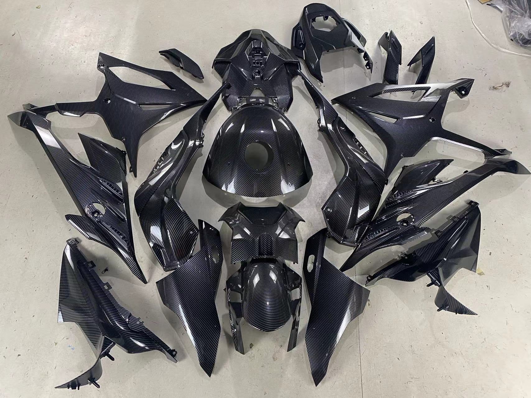 Amotopart 2023-2024 S1000RR BMW Full Carbon Fiber Pattern Fairing Kit