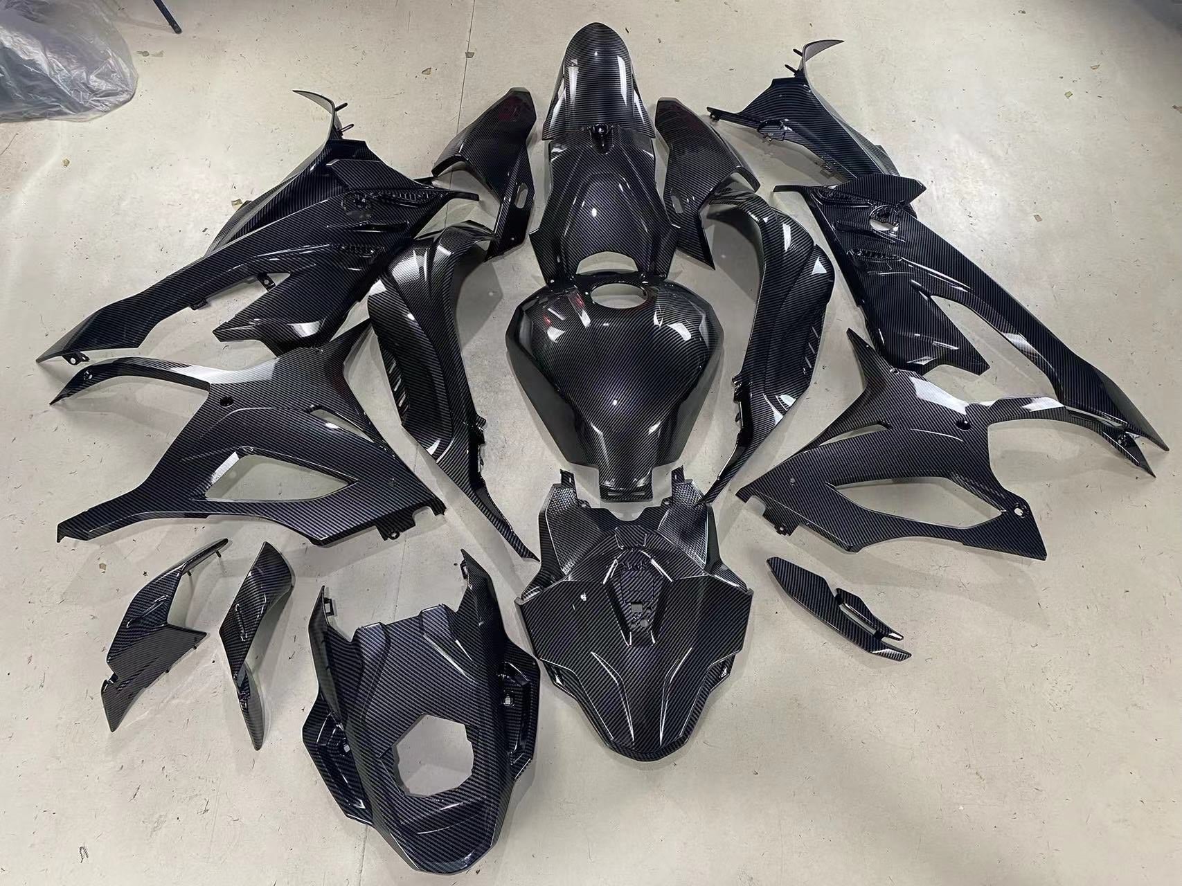 Amotopart 2023-2024 S1000RR BMW Full Carbon Fiber Pattern Fairing Kit