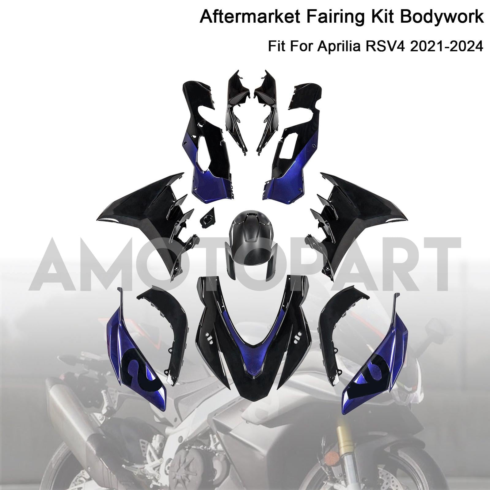 Amotopart 2021-2024 Aprilia RSV4 Fairing Kit