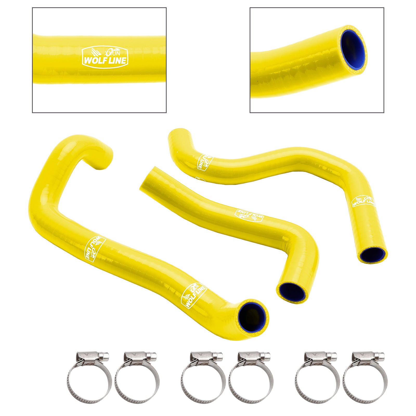 20-22 Street Triple 765 R RS Silicone Radiator Coolant Hose Kit