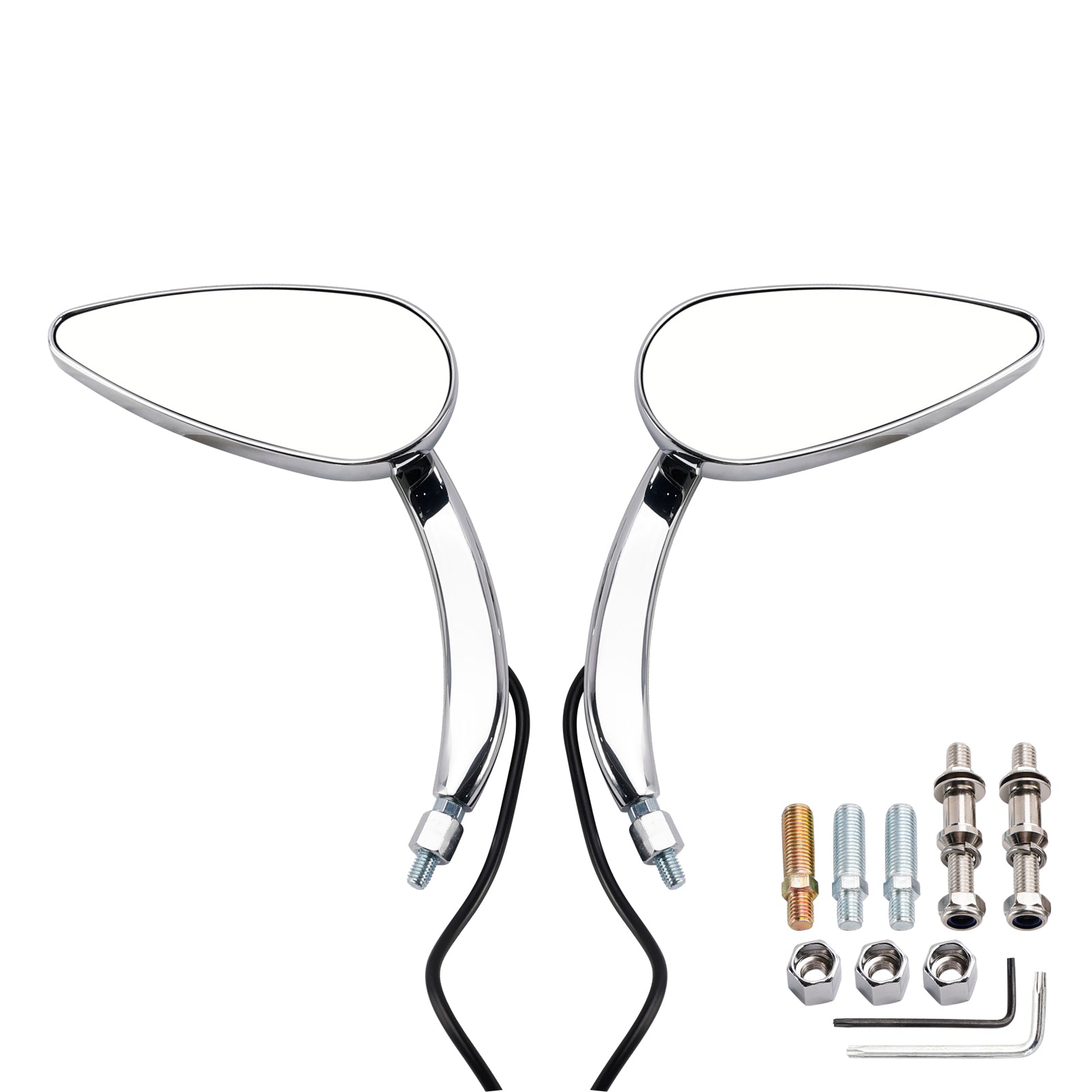 Sportster XL 1200 883 1990-up Chrome Custom Dynamics LED TOND SIGNÁLNÍ ZRUS