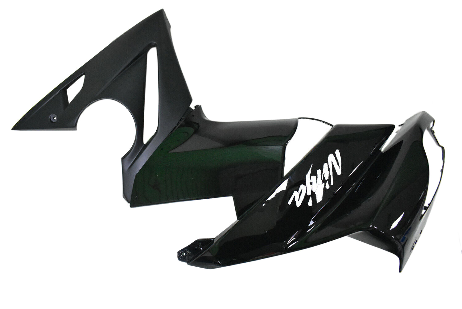 Amotopart 2009-2011 Ninja 650 ER-6F EX650 Kawasaki Black Fairing Kit