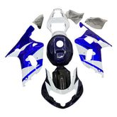 Kit carena Amotopart Suzuki 01-03 GSXR600 e 00-03 GSXR750 Blu Bianco Style3