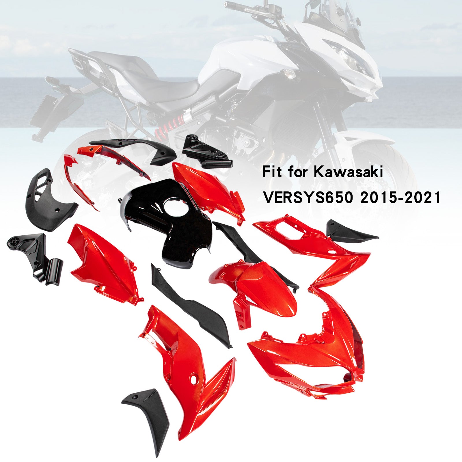 Amotopart Kawasaki VERSYS650 2015-2021 Fairing Kit