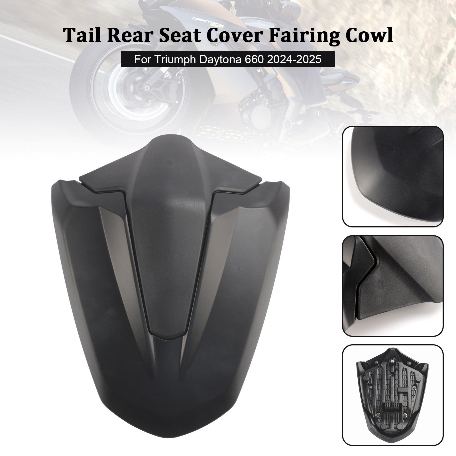 2024-2025 Daytona 660 Tail Rear Seat Cover Fairing Cowl