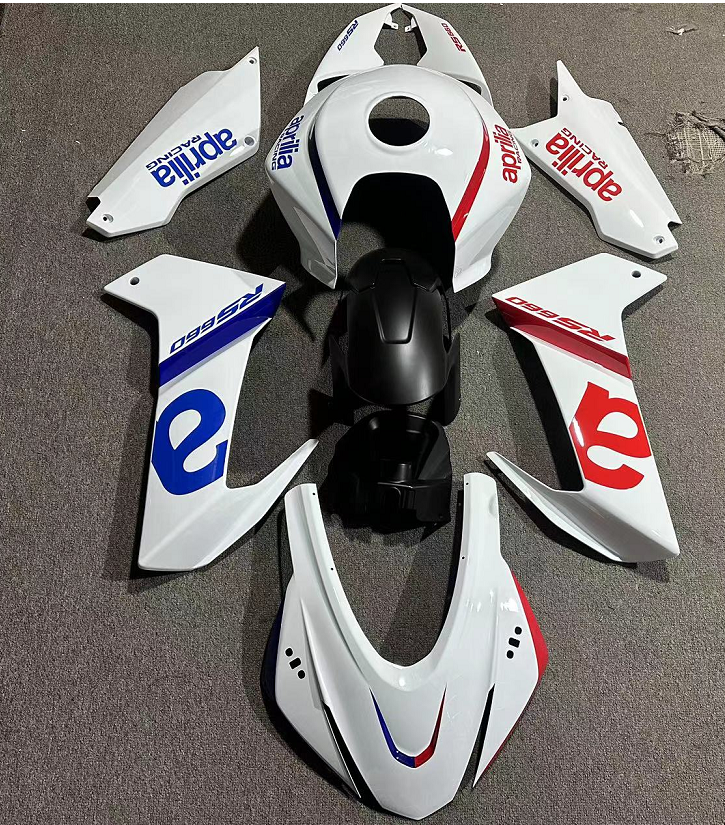 Amotopart Aprilia 2020-2024 RS660 Blue & Red Logo Fairing Kit