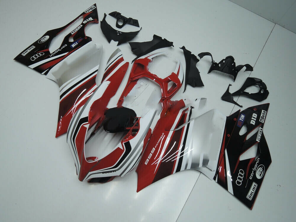 Amotopart 2012–2015 1199/899 Ducati Red&amp;Black Style4 Verkleidungsset