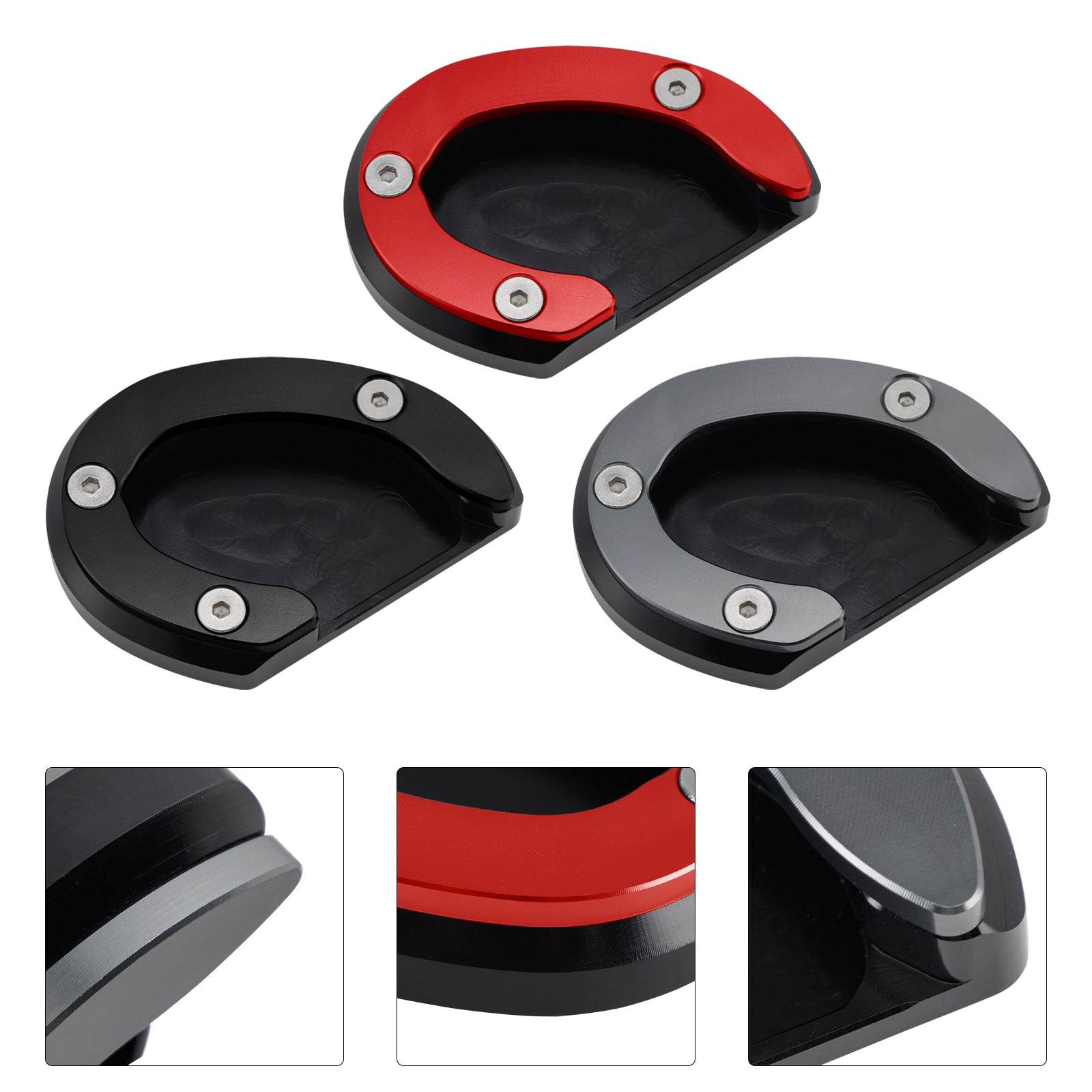 2018-2020 Bonneville Bobber T100 T120 Kickstand Enlarge Plate Pad