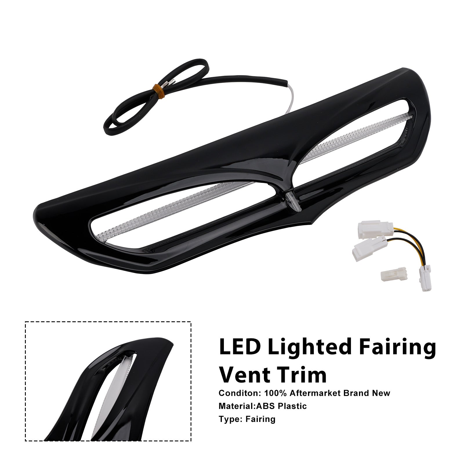 2014-2022 Electra Street Glide FLHTCU LED Lighted Fairing Vent Trim