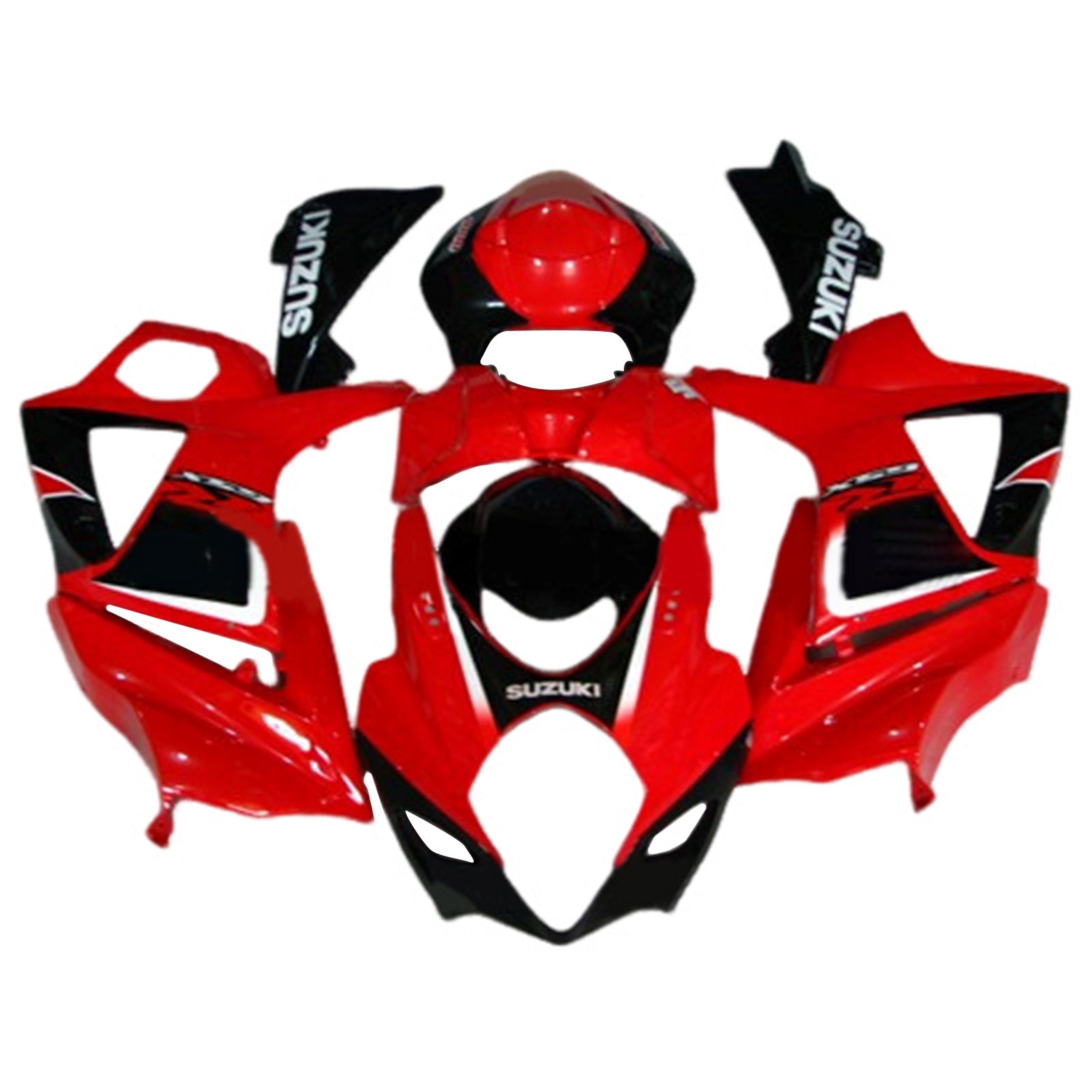 Amotopart 2007-2008 K7 GSXR1000 Suzuki Rojo y Negro Style1 Kit de carenado