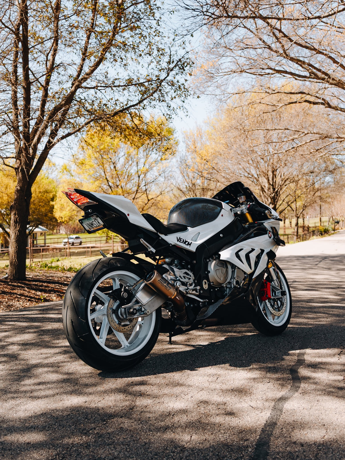 Amotopart 2015-2016 BMW S1000RR koolstofvezel witte kuipset