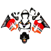 Amotopart 2001–2003 Honda CBR600 F4i Red &amp; Orange Repjol Verkleidungsset