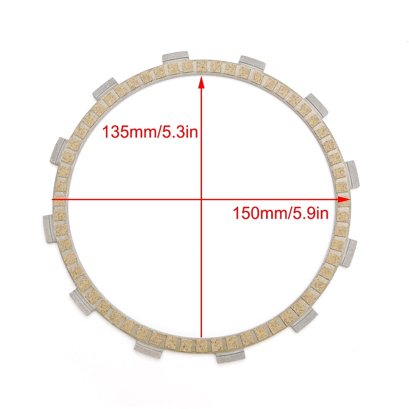 2007-2011 Suzuki GSF1250 Bandit 1250 ABS Clutch Friction Plate Kit