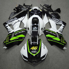 Amotopart 2013-2023 F5 CBR600RR Honda White&Green Fairing Kit