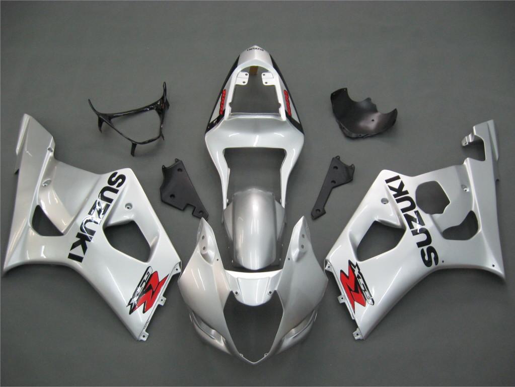 Amotopart 2003-2004 スズキ GSXR1000 フェアリング シルバーキット