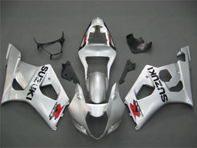 Amotopart 2003–2004 Suzuki GSXR1000 Verkleidungs-Silber-Set