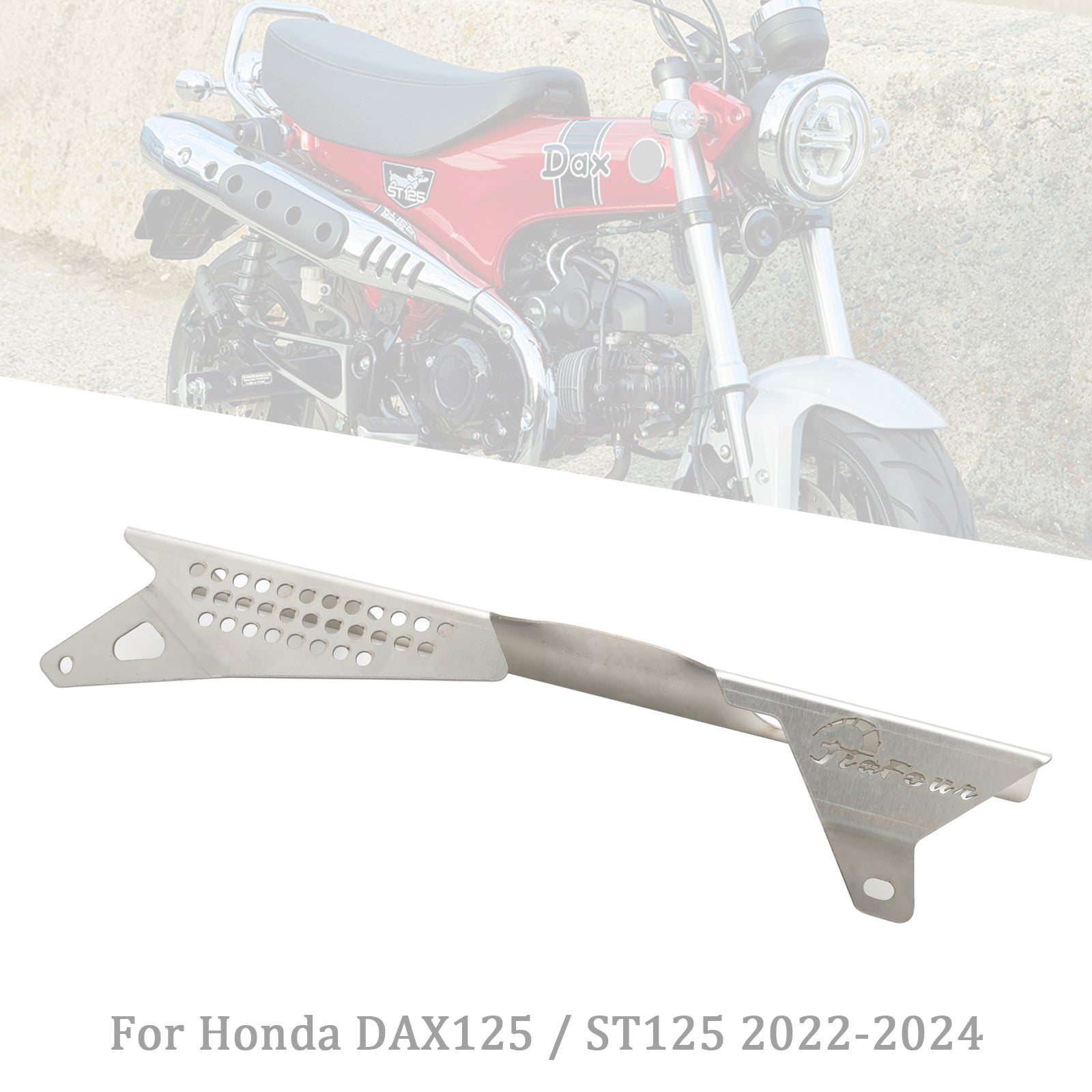 22-24 Honda Dax 125 St125 Protezione della copertura della catena della ruota dentata