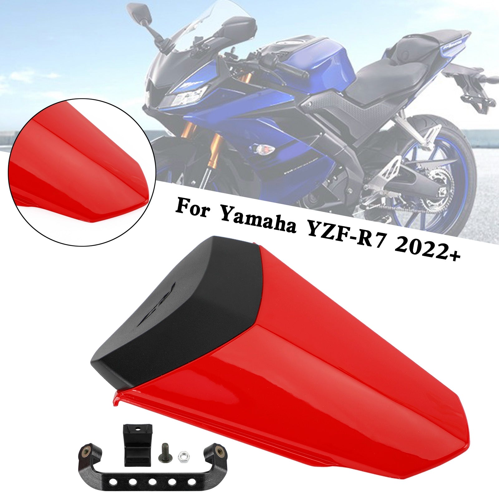 2022+ YAMAHA YZF-R7 YZF R7 Heck Rücksitzbezug Verkleidung