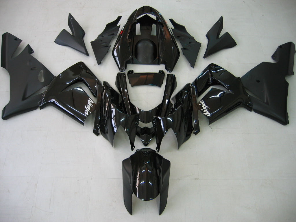 Amotopart 2004-2005 Kawasaki ZX10R Kit de carenado negro brillante y mate