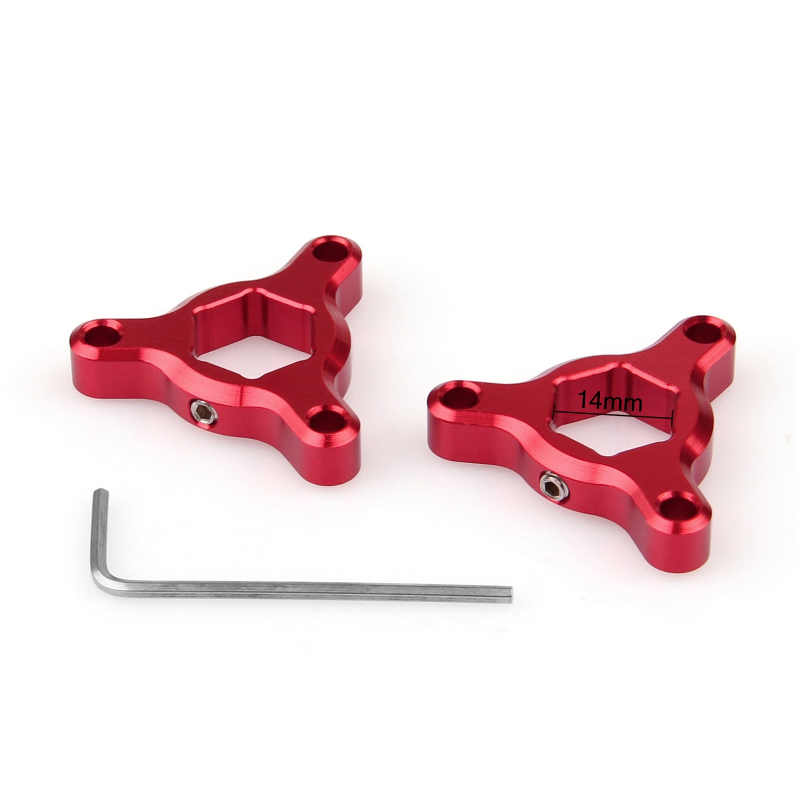 14mm 750 R1 Z Adjusters Red GSXR 1000 Fork Preload