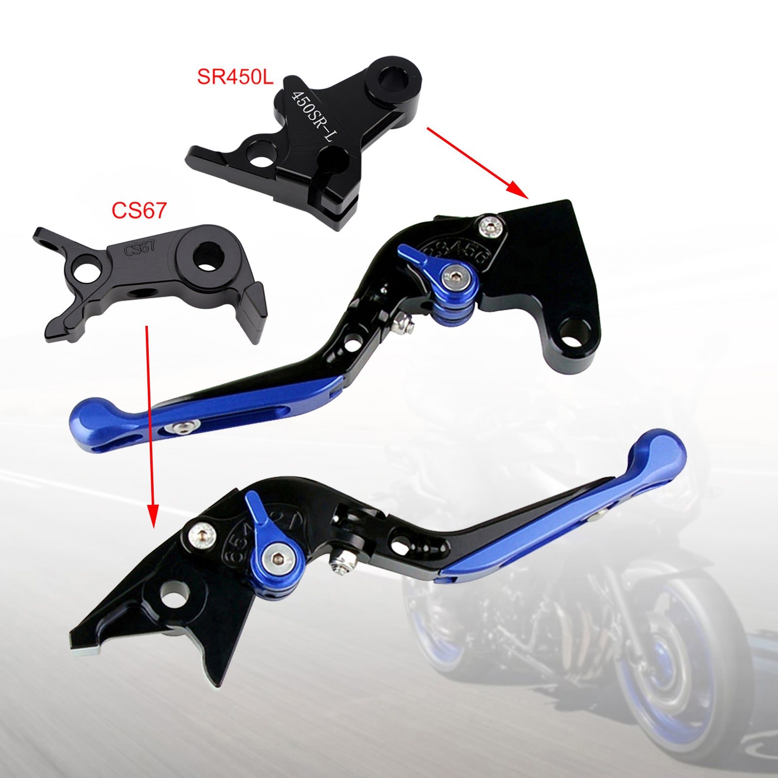 2024-2026 VOGE DS900X 900DSX Adjustable Clutch Brake Lever